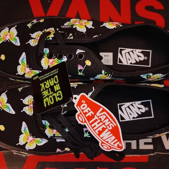 Vans Men's 4.5/Women's 6 Authentic Stacked Morph Blackout Glow In The Dark - Picture 7 of 14